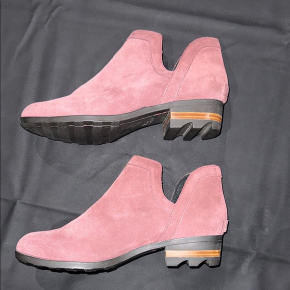 Sorel Dusty Purple Suede Ankle Boots - Picture 7 of 10